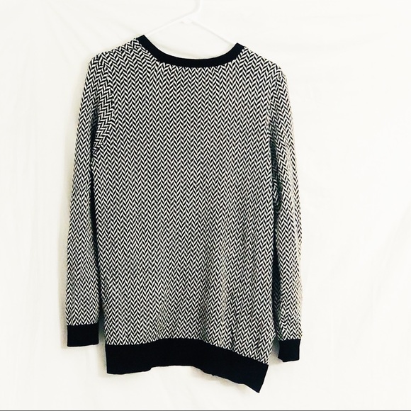 89th & Madison Black and White Cardigan Medium - Picture 5 of 5